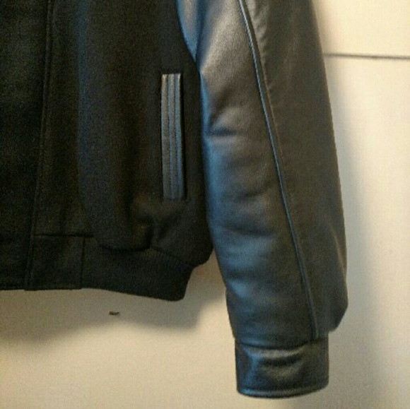 New Legends Cars Racing Wool.& Leather Jacket - Picture 3 of 7